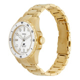 Buy Shop Fossil Blue Dive Three Hand White Dial Gold Steel Strap Watch For Women - ES5350 USA Online