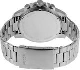 Buy Shop Fossil Bowman Chronograph Blue Dial Silver Steel Strap Watch for Men - FS5604 USA Online