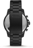 Buy Shop Fossil Bowman Chronograph Black Dial Black Steel Strap Watch for Men - FS5603 USA Online