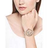 Buy Shop Fossil Boyfriend Automatic Skeleton Rose Gold Dial Rose Gold Steel Strap Watch for Women - ME3065 USA Online
