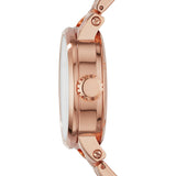 Buy Shop Fossil Boyfriend Automatic Skeleton Rose Gold Dial Rose Gold Steel Strap Watch for Women - ME3065 USA Online