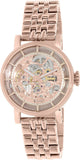 Buy Shop Fossil Boyfriend Automatic Skeleton Rose Gold Dial Rose Gold Steel Strap Watch for Women - ME3065 USA Online