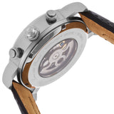 Buy Shop Fossil Boyfriend Automatic Skeleton Silver Dial Brown Leather Strap Watch for Women - ME3109 USA Online