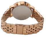 Buy Shop Fossil Boyfriend Chronograph Brown Dial Rose Gold Steel Strap Watch for Women - ES3494 USA Online