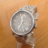 Buy Shop Fossil Boyfriend Chronograph Brown Dial Silver Steel Strap Watch for Women - ES3747 USA Online