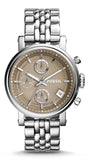 Buy Shop Fossil Boyfriend Chronograph Brown Dial Silver Steel Strap Watch for Women - ES3747 USA Online