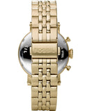 Buy Shop Fossil Boyfriend Chronograph Gold Dial Gold Steel Strap Watch for Women - ES2197 USA Online