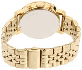 Buy Shop Fossil Boyfriend Chronograph Gold Dial Gold Steel Strap Watch for Women - ES2197 USA Online