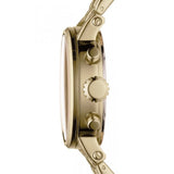 Buy Shop Fossil Boyfriend Chronograph Gold Dial Gold Steel Strap Watch for Women - ES2197 USA Online