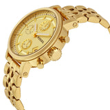 Buy Shop Fossil Boyfriend Chronograph Gold Dial Gold Steel Strap Watch for Women - ES2197 USA Online