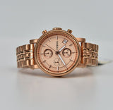 Buy Shop Fossil Boyfriend Chronograph Rose Gold Dial Rose Gold Steel Strap Watch for Women - ES3380 USA Online