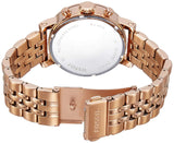 Buy Shop Fossil Boyfriend Chronograph Rose Gold Dial Rose Gold Steel Strap Watch for Women - ES3380 USA Online
