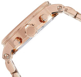 Buy Shop Fossil Boyfriend Chronograph Rose Gold Dial Rose Gold Steel Strap Watch for Women - ES3380 USA Online