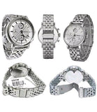 Buy Shop Fossil Boyfriend Chronograph Silver Dial Silver Steel Strap Watch for Women - ES2198 USA Online