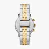 Buy Shop Fossil Boyfriend Chronograph White Dial Two Tone Steel Strap Watch for Women - ES3840 USA Online