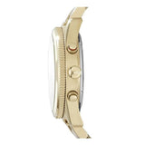Buy Shop Fossil Boyfriend Gold Dial Gold Steel Strap Watch for Women - ES3884 USA Online