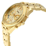 Buy Shop Fossil Boyfriend Gold Dial Gold Steel Strap Watch for Women - ES3884 USA Online