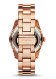 Buy Shop Fossil Boyfriend Multifunction Rose Gold Dial Rose Gold Steel Strap Watch for Women - ES3885 USA Online