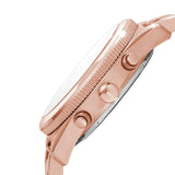 Buy Shop Fossil Boyfriend Multifunction Rose Gold Dial Rose Gold Steel Strap Watch for Women - ES3885 USA Online