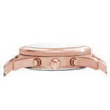 Buy Shop Fossil Boyfriend Multifunction Rose Gold Dial Rose Gold Steel Strap Watch for Women - ES3885 USA Online