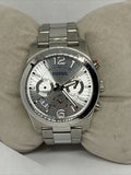 Buy Shop Fossil Boyfriend Multifunction Silver Dial Silver Steel Strap Watch for Women - ES3883 USA Online