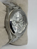 Buy Shop Fossil Boyfriend Multifunction Silver Dial Silver Steel Strap Watch for Women - ES3883 USA Online