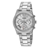 Buy Shop Fossil Boyfriend Multifunction Silver Dial Silver Steel Strap Watch for Women - ES3883 USA Online