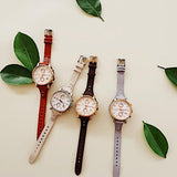 Buy Shop Fossil Boyfriend White Dial Brown Leather Strap Watch for Women - ES3616 USA Online