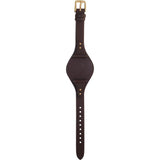 Buy Shop Fossil Boyfriend White Dial Brown Leather Strap Watch for Women - ES3616 USA Online