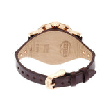 Buy Shop Fossil Boyfriend White Dial Brown Leather Strap Watch for Women - ES3616 USA Online