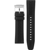 Buy Shop Fossil Garrett Chronograph Black Dial Black Rubber Strap Watch for Men - FS5624 USA Online