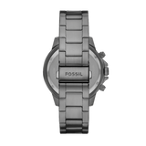 Buy Shop Fossil Bannon Multifunction Chronograph Grey Dial Grey Steel Strap Watch for Men - BQ2491 USA Online