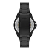 Buy Shop Fossil Bronson Automatic Skeleton Black Dial Black Steel Strap Watch for Men - ME3217 USA Online