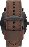 Buy Shop Fossil Bronson Automatic Skeleton Black Dial Brown Leather Strap Watch for Men - ME3219 USA Online