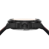 Buy Shop Fossil Bronson Automatic Skeleton Black Dial Brown Leather Strap Watch for Men - ME3219 USA Online