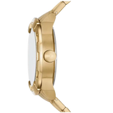 Buy Shop Fossil Bronson Automatic Skeleton Black Dial Gold Steel Strap Watch for Men - ME3257 USA Online