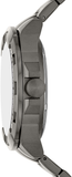 Buy Shop Fossil Bronson Automatic Skeleton Black Dial Grey Steel Strap Watch for Men - ME3218 USA Online