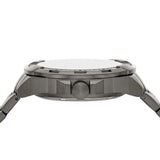 Buy Shop Fossil Bronson Automatic Skeleton Black Dial Grey Steel Strap Watch for Men - ME3218 USA Online