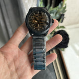 Buy Shop Fossil Bronson Automatic Skeleton Black Dial Grey Steel Strap Watch for Men - ME3255 USA Online