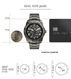 Buy Shop Fossil Bronson Automatic Skeleton Black Dial Grey Steel Strap Watch for Men - ME3255 USA Online
