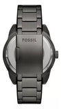 Buy Shop Fossil Bronson Automatic Skeleton Black Dial Grey Steel Strap Watch for Men - ME3255 USA Online