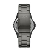 Buy Shop Fossil Bronson Automatic Skeleton Black Dial Grey Steel Strap Watch for Men - ME3255 USA Online