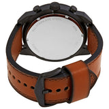Buy Shop Fossil Bronson Black Dial Brown Leather Strap Watch for Men - FS5714 USA Online