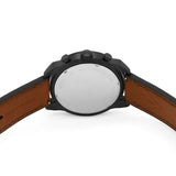 Buy Shop Fossil Bronson Black Dial Brown Leather Strap Watch for Men - FS5714 USA Online