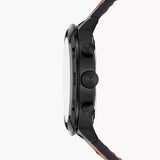 Buy Shop Fossil Bronson Black Dial Brown Leather Strap Watch for Men - FS5714 USA Online