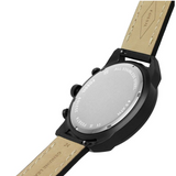 Buy Shop Fossil Bronson Chronograph Black Dial Black Leather Strap Watch for Men - FS5874 USA Online