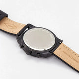 Buy Shop Fossil Bronson Chronograph Black Dial Black Leather Strap Watch for Men - FS5874 USA Online