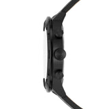 Buy Shop Fossil Bronson Chronograph Black Dial Black Leather Strap Watch for Men - FS5874 USA Online