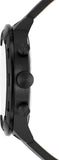 Buy Shop Fossil Bronson Chronograph Black Dial Black Leather Strap Watch for Men - FS5874 USA Online