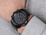 Buy Shop Fossil Bronson Chronograph Black Dial Black Steel Strap Watch for Men - FS5712 USA Online